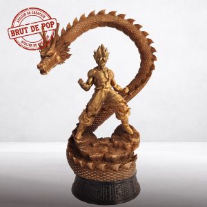 GOKU & SHENRON | Édition LIGNEUSE | 22 cm