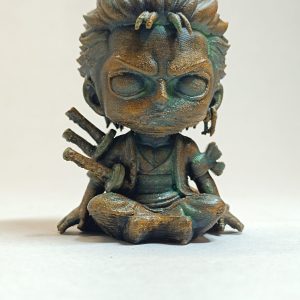 Roronoa Zoro bronze, Statuette Zoro collection, Figurine One Piece bronze.
