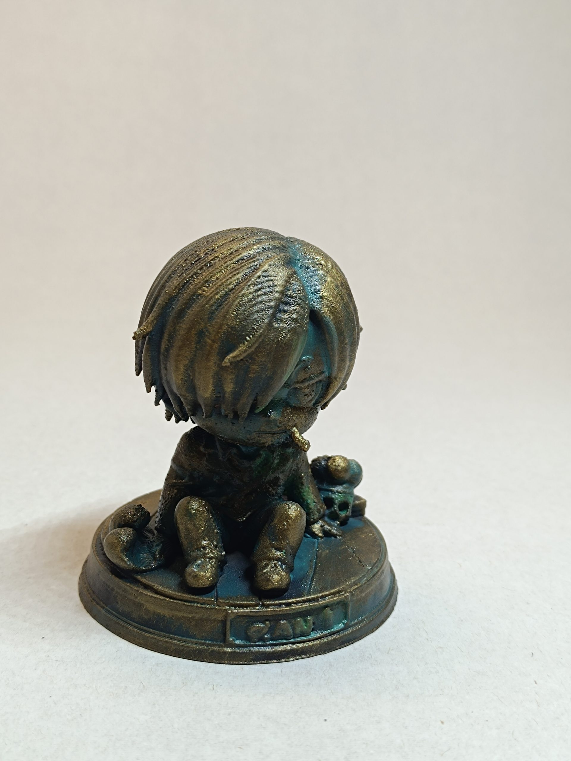 SANJI CHIBI - EFFET BRONZE ANTIQUE – Image 2
