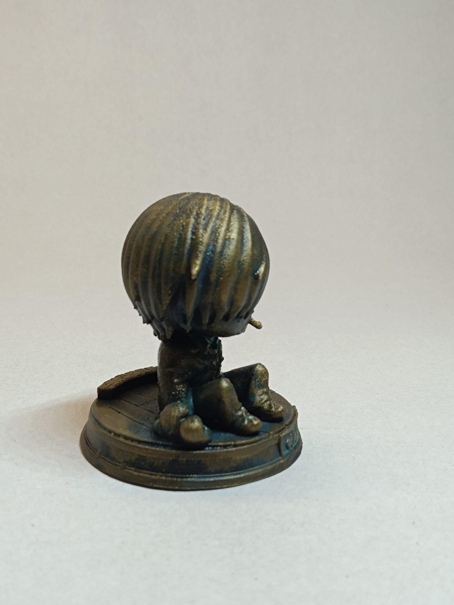 SANJI CHIBI - EFFET BRONZE ANTIQUE – Image 3