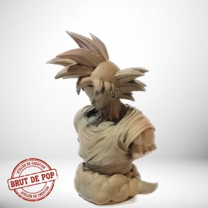 Goku aspect bronze - Figurine Impression 3D
