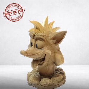 Crash Bandicoot aspect bois - Figurine Impression 3D