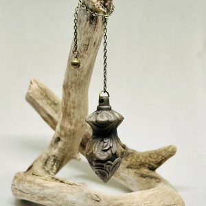 Pendule de radiesthésie original - Style Baroque Effet Bois