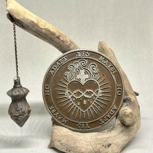 Planche de radiesthésie Sacré-Cœur 10 cm – Effet Bois & Métal