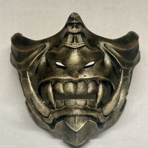 Masque Samouraï Adulte – Effet Bronze