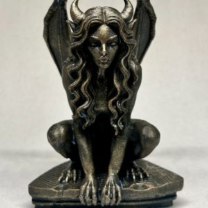 Statuette Femme Gargouille – Effet Bronze Antique